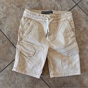 Denim&Co Boys Tan Cargo Shorts Size 7-8
